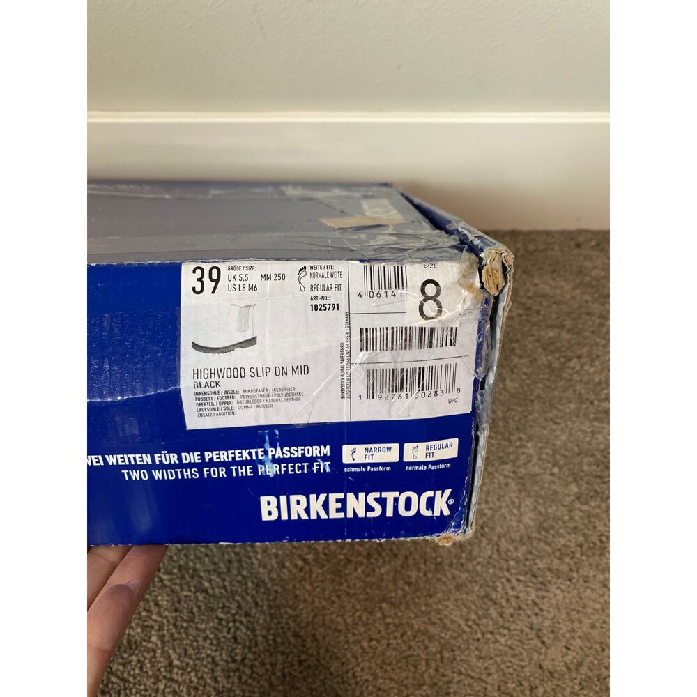 New Birkenstock Highwood Chelsea Ankle Boots Leather EU39 US Women's 8 - Picture 5 of 5